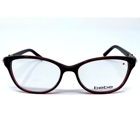 New BEBE Thrilling Berry Red Pillow BB5131 Womens Eyeglasses 52-16-135 - Picture 1 of 5